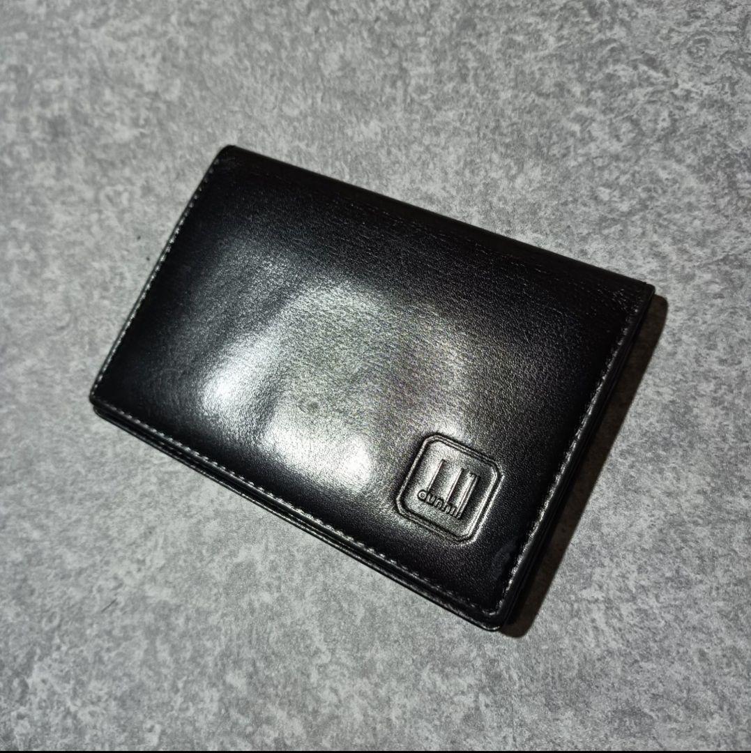カッコいい! dunhill ダンヒル レザー 名刺入れ カードケース
