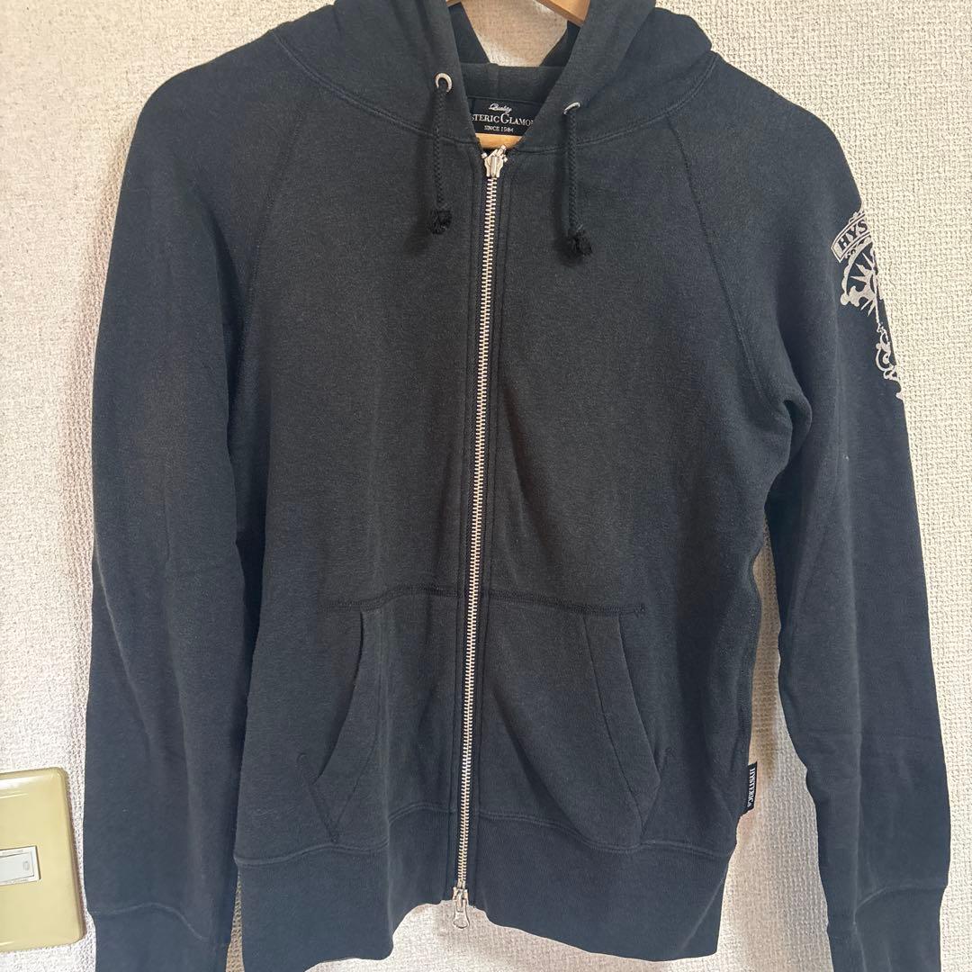 希少デザイン☆ 00s HYSTERIC GLAMOURダブルジップパーカー