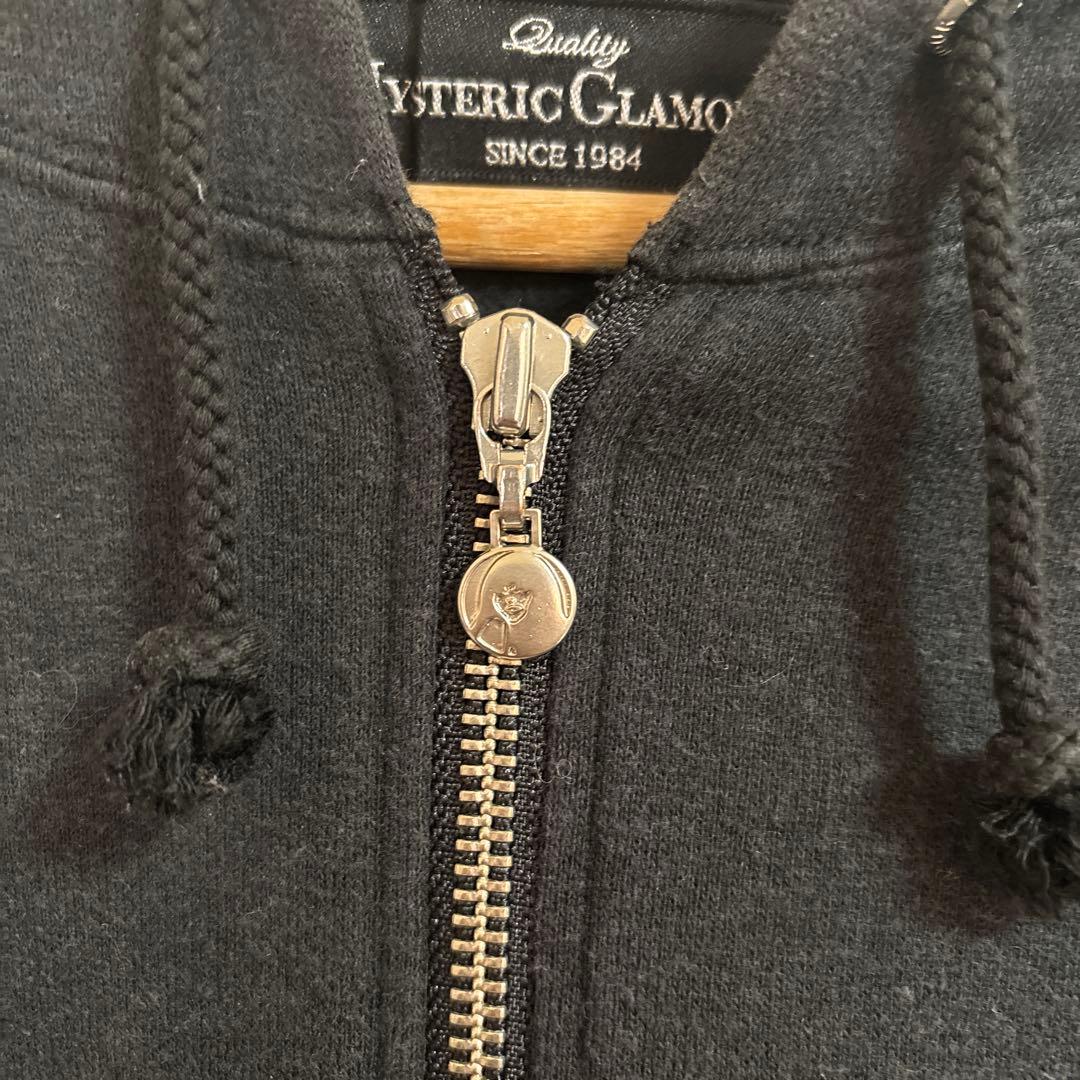 希少デザイン☆ 00s HYSTERIC GLAMOURダブルジップパーカー