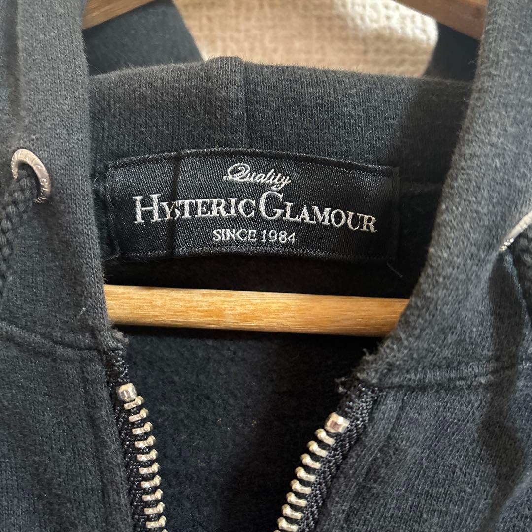 希少デザイン☆ 00s HYSTERIC GLAMOURダブルジップパーカー