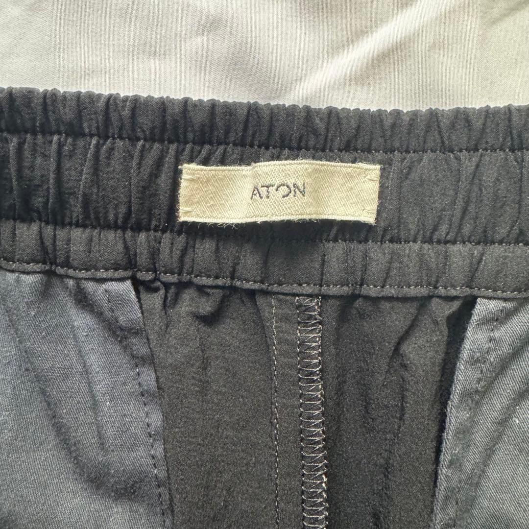 ATON ナイロンショーツ 黒 ブラック