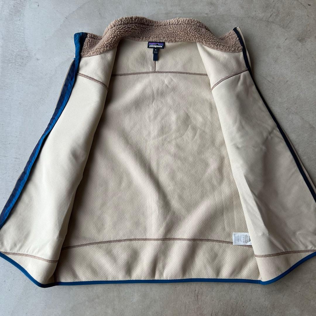 【patagonia】パタゴニア　XL　レトロX　フリースベスト　モジャブカーキ