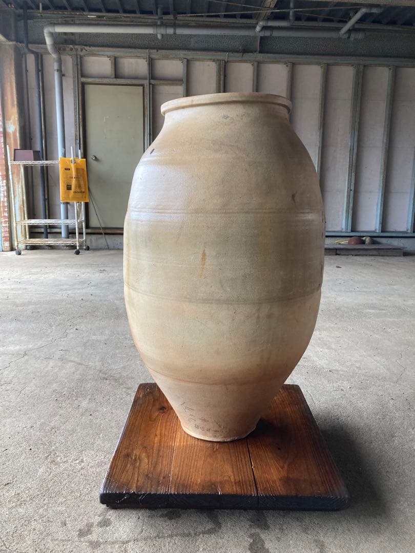 大型 茶甕 大甕 水瓶 壷 ツボ 明治時代 美術陶器 埼玉県　直接引取限定　骨董