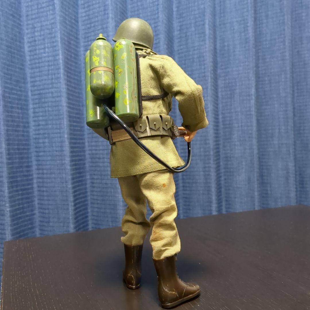 60年代　GIJOE　GIジョー　箱付き　M51フィールドコート　火炎放射器など