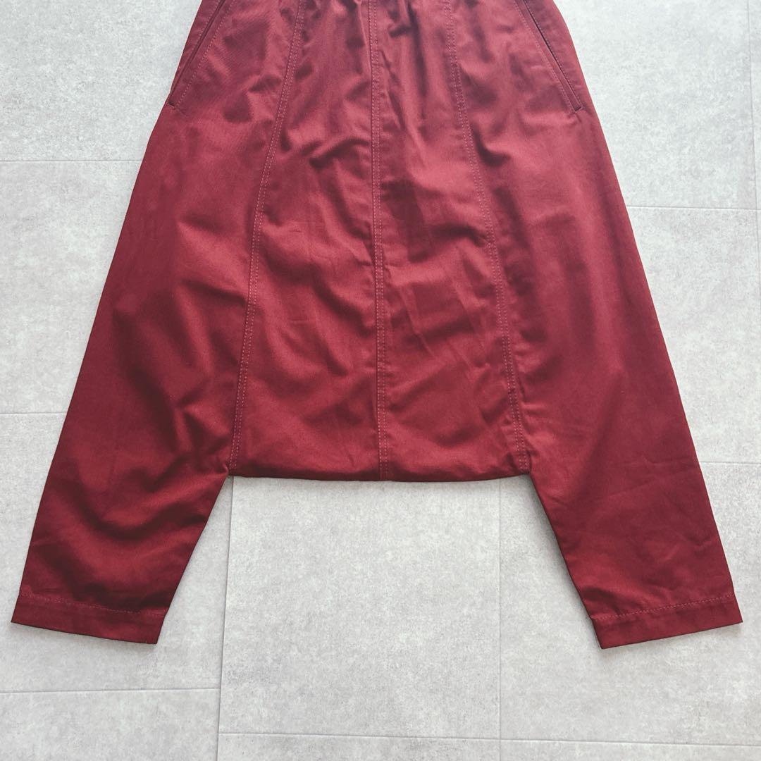 未使用級✨ コムデギャルソン コムデギャルソン サルエルパンツ ウエストゴム 赤