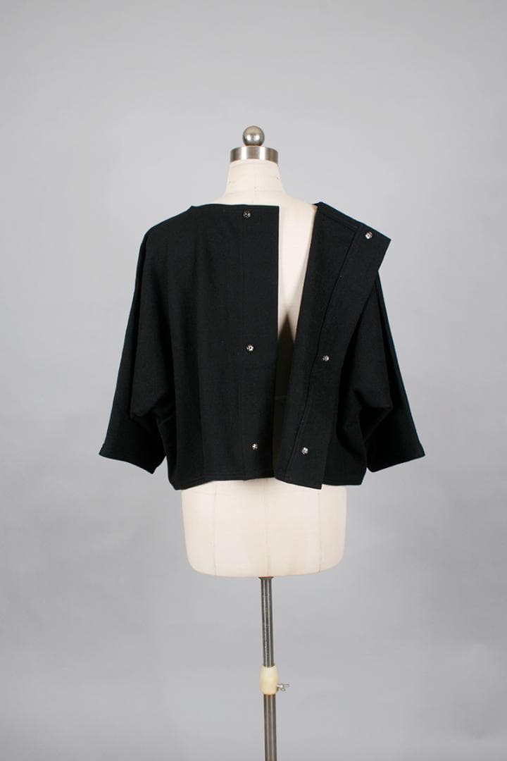 Y's ワイズ ジャケット 黒F Yohji Yamamoto ヨウジヤマモト