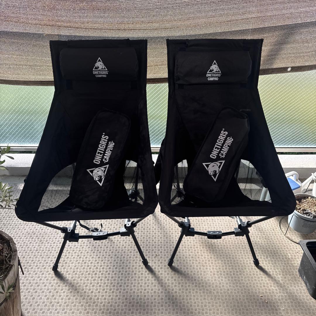 木*木様 ワンティグリス ハイバックチェア 2WAY ブラック　2脚組