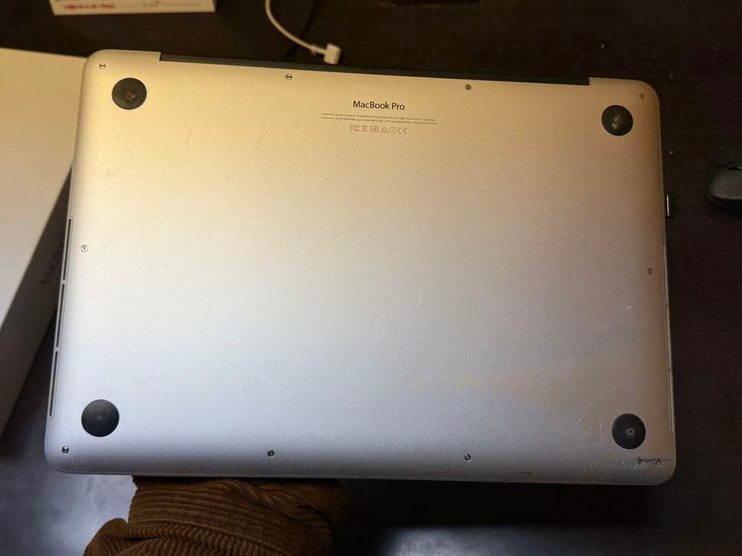 MacBook本体 Macbook Pro 13inch 128gb Early 2015