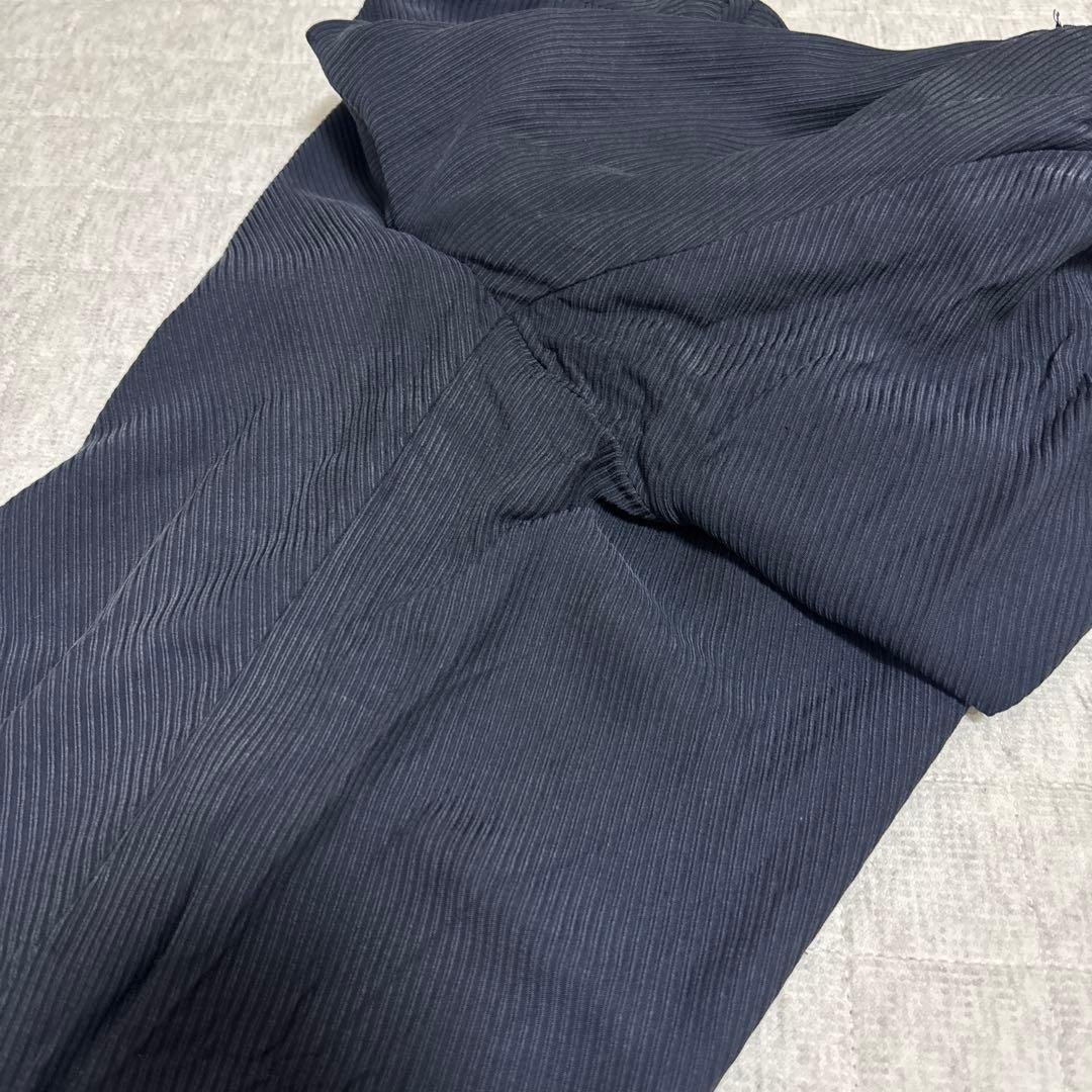 GIORGIO ARMANI スーツ　ネイビー　レーヨン　シルク　イタリア製