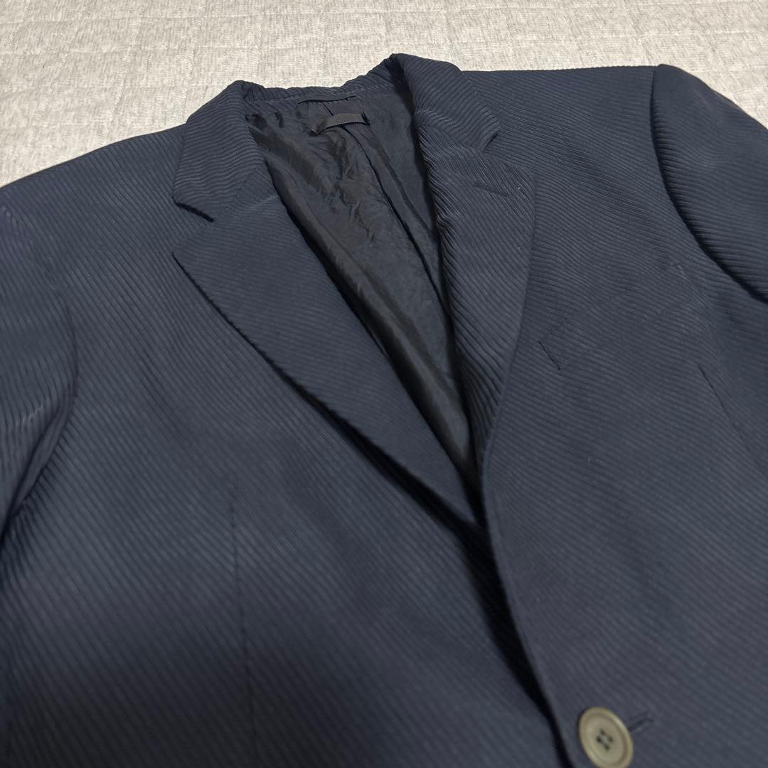 GIORGIO ARMANI スーツ　ネイビー　レーヨン　シルク　イタリア製