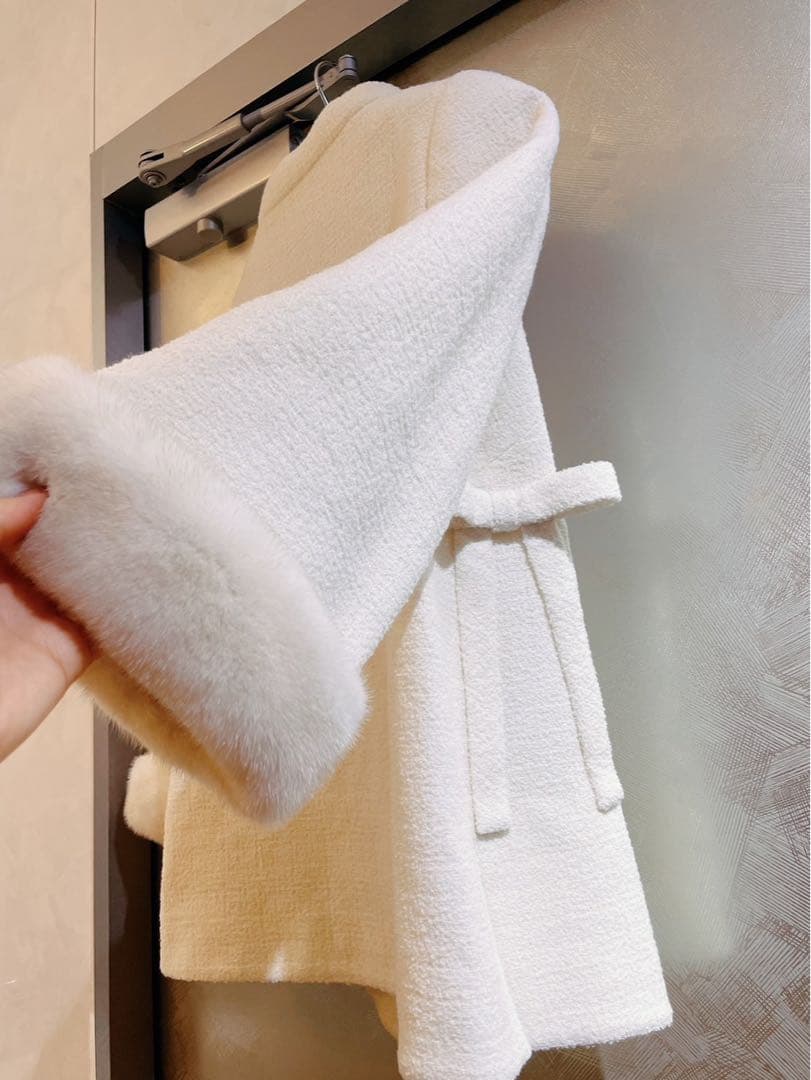 最終価格！ 新品未使用 Rene リボン ファーコート