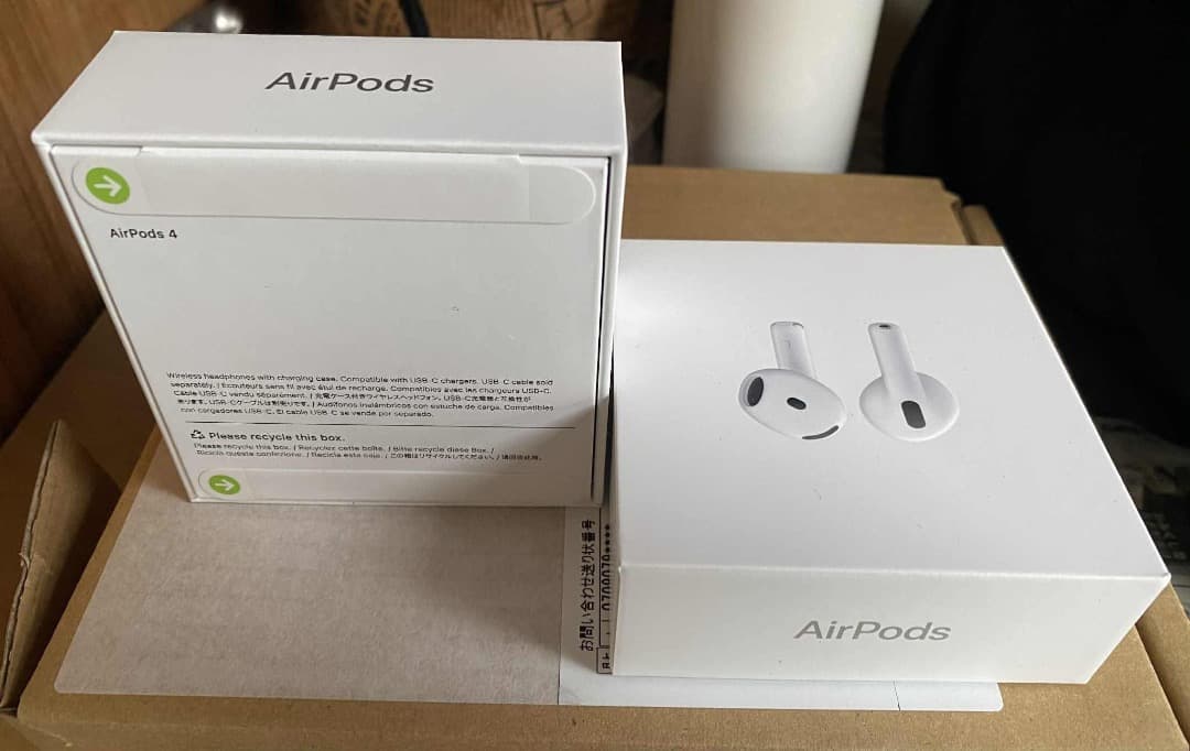 AirPods 4 ワイヤレスヘッドホン 2個セット