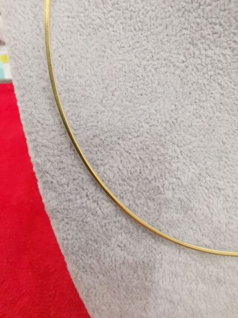 K18YG WGオメガネックレスリバーシブル