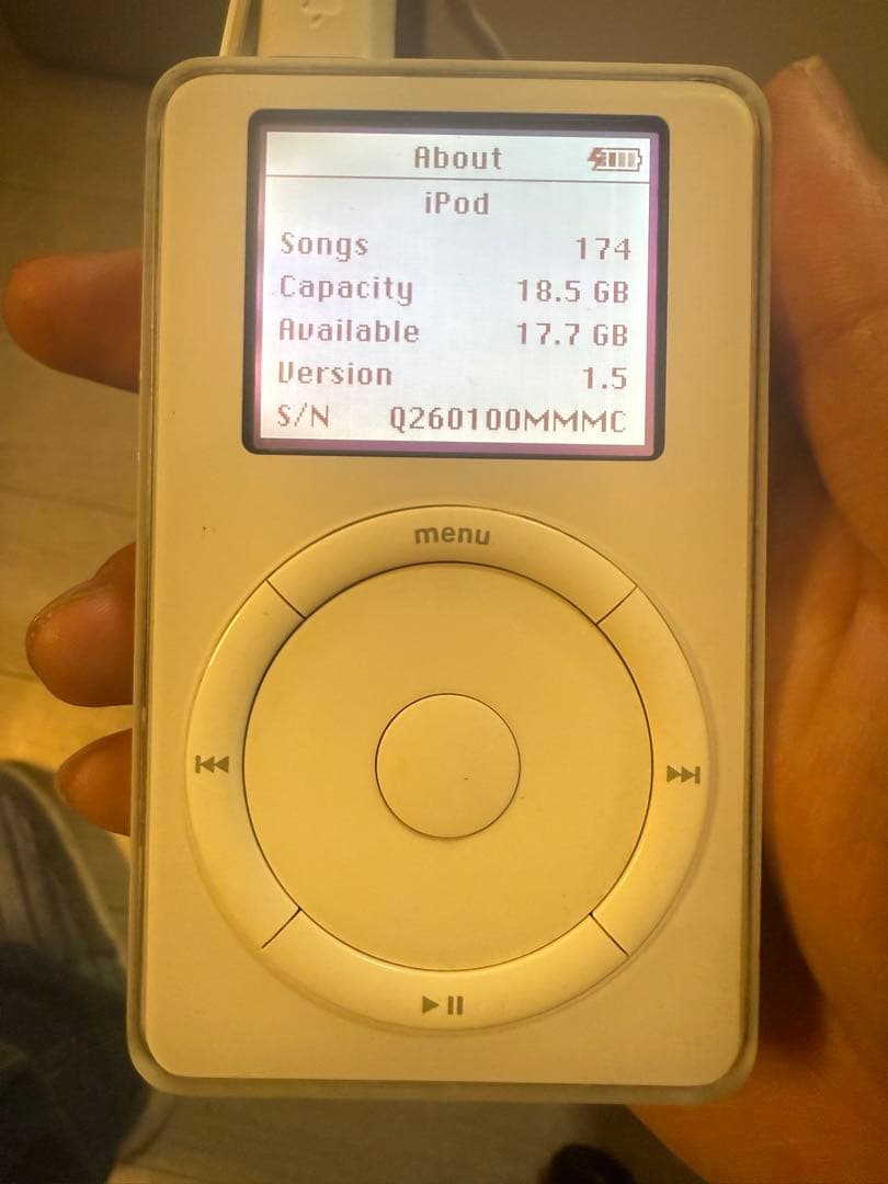 iPod 第2世代　A1019 M8738J/A フルセット　完動美品　Mac用