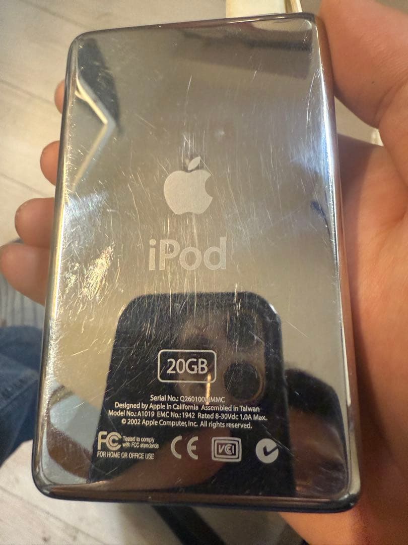 iPod 第2世代　A1019 M8738J/A フルセット　完動美品　Mac用