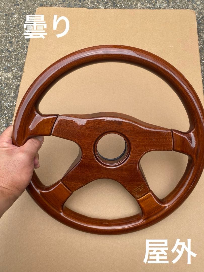レノマ　PARIS ウッドステアリング　BOSSセットY31 レア美品