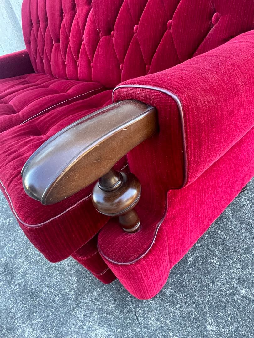 モリシゲ家具/MORISHIGE/オリーブ印/高級家具/3Pソファ/アームソファ