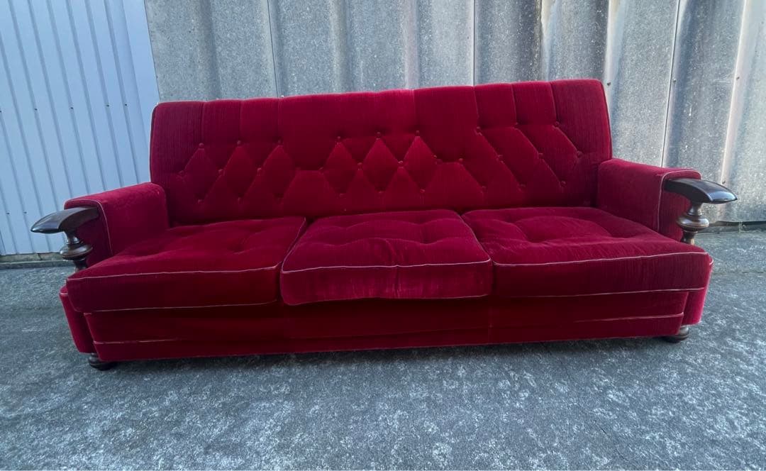 モリシゲ家具/MORISHIGE/オリーブ印/高級家具/3Pソファ/アームソファ