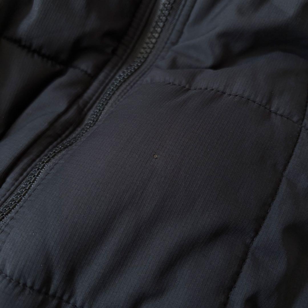 00s Columbia フーデッド パフジャケット ドローコード y2k 黒