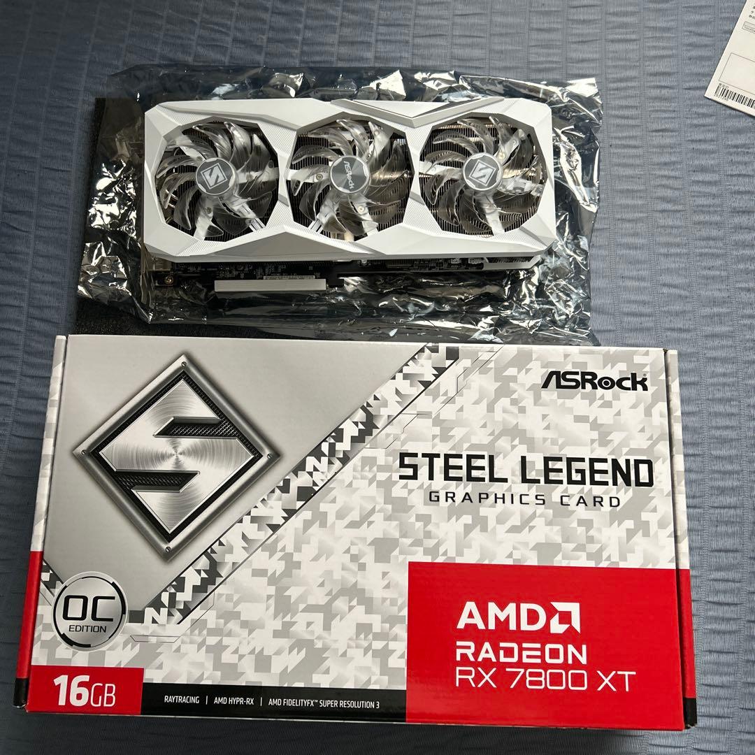【LED不良】Radeon rx7800xt Steel Legend
