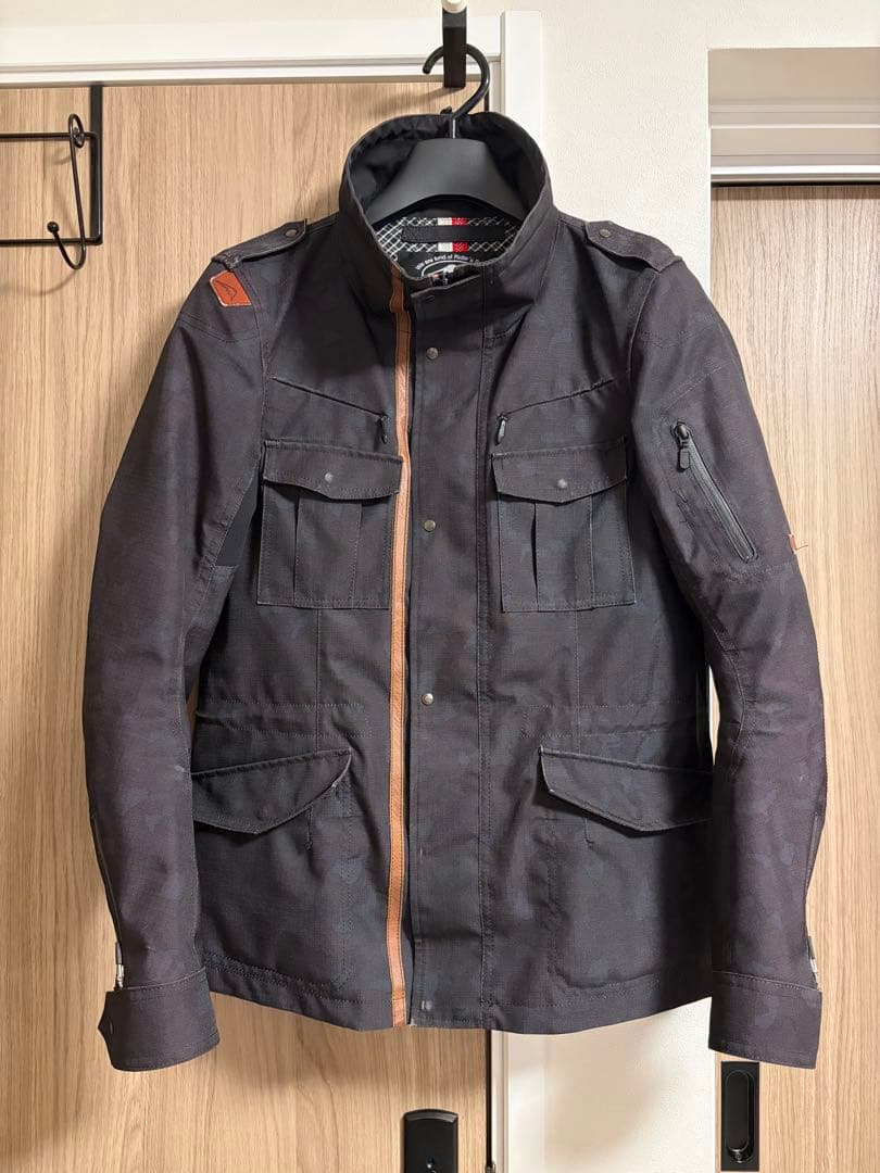 クシタニ フィンジャケット ブラックカモフラ/L