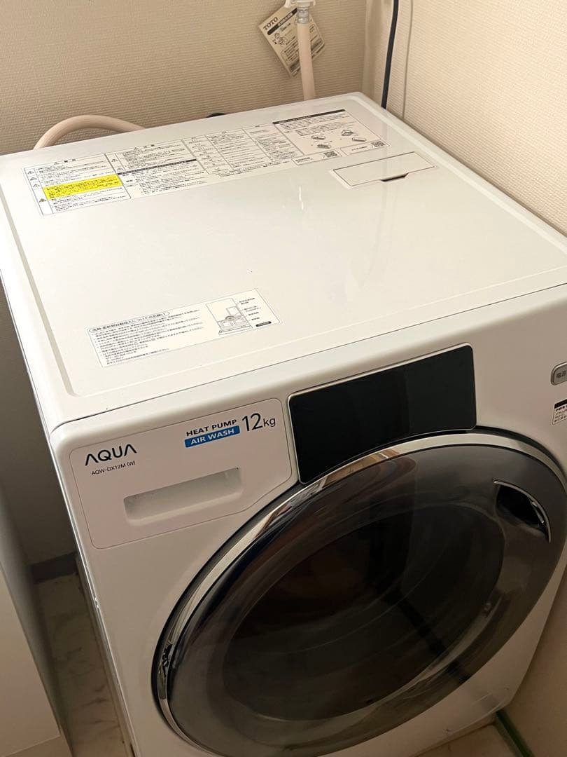 【値下げ】AQUA ドラム式洗濯機 2021年製 AQW-DX12M 12kg
