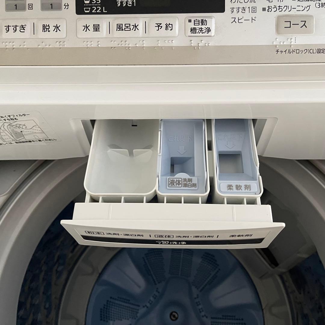 東京23区配送無料✨縦型洗濯機　パナソニック　NA-FA90H2 動作確認済み