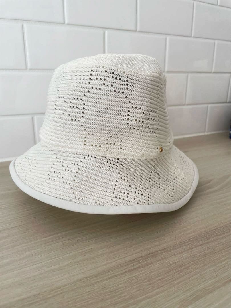 GGケーブルニット　フェドラハット　GUCCI