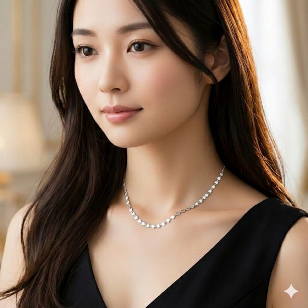 美品 オールドティファニー パフハート ネックレス シルバー925