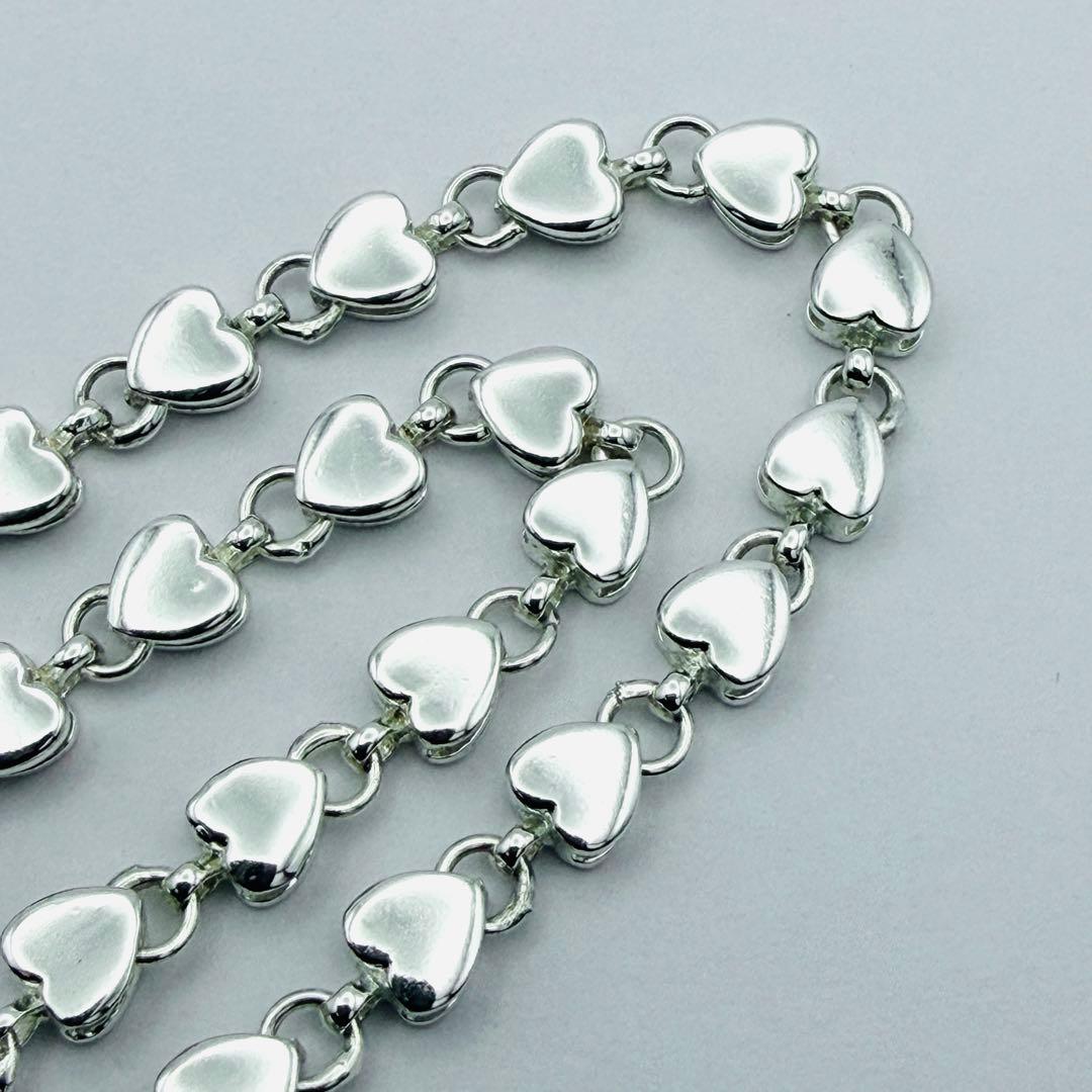 美品 オールドティファニー パフハート ネックレス シルバー925