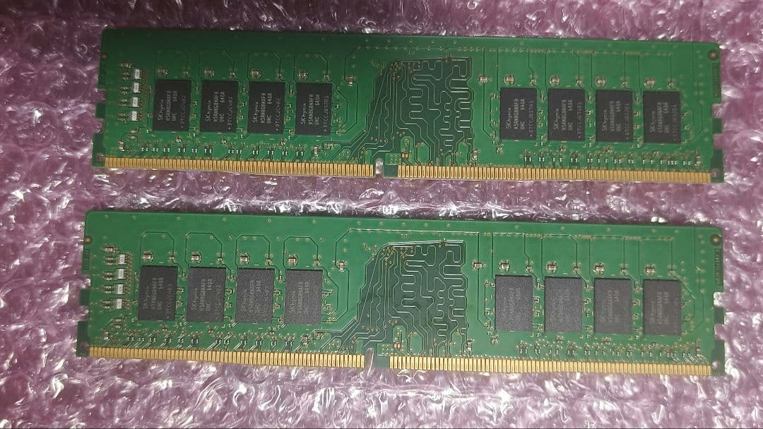 ddr4 16gx2枚 32g 動作確認済み