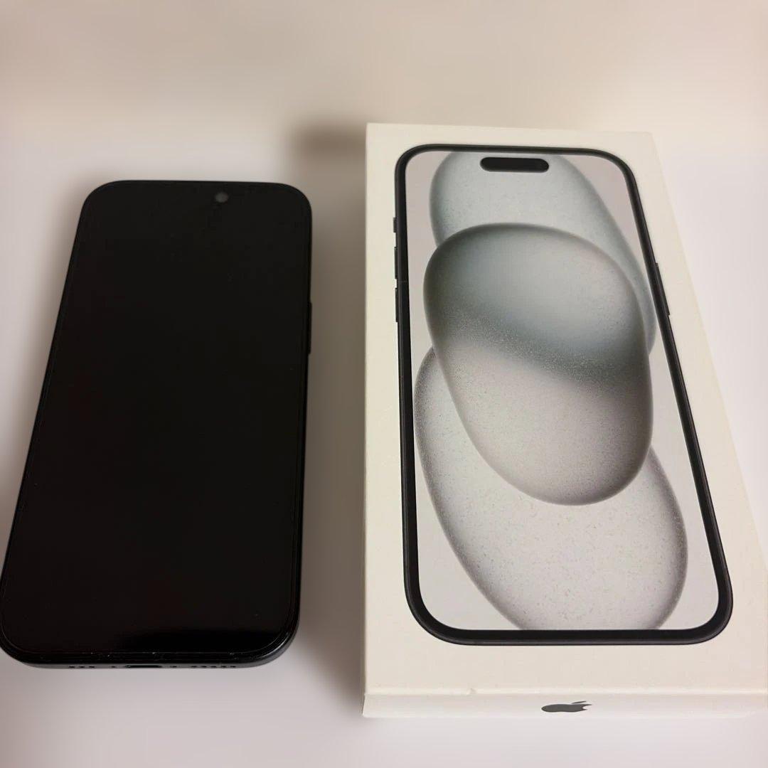 iPhone15 本体　ブラック　128GB simフリー