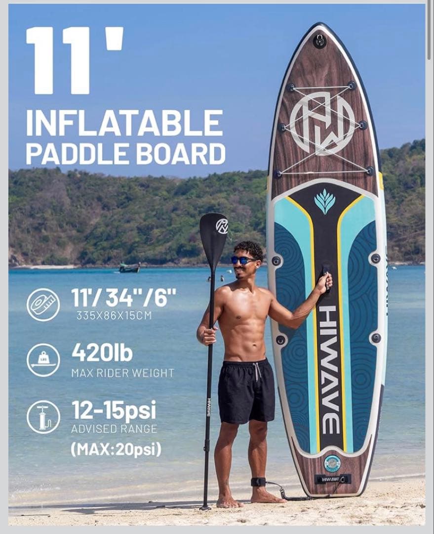 インフレータブルsup セット SUP 軽量＆収納簡単　即日発送‼️