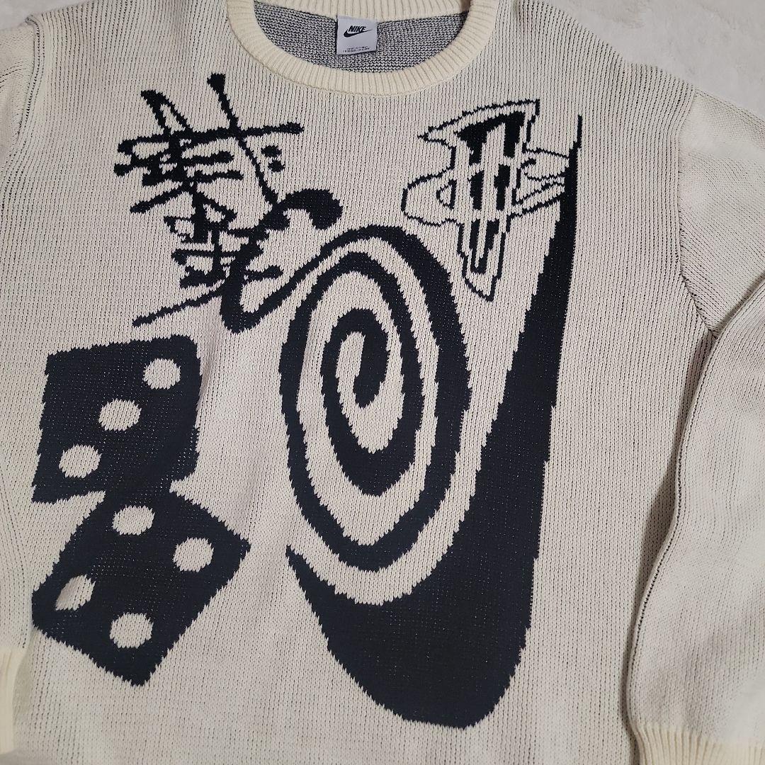 Stussy x Nike IconKnit Sweater Naturalレア