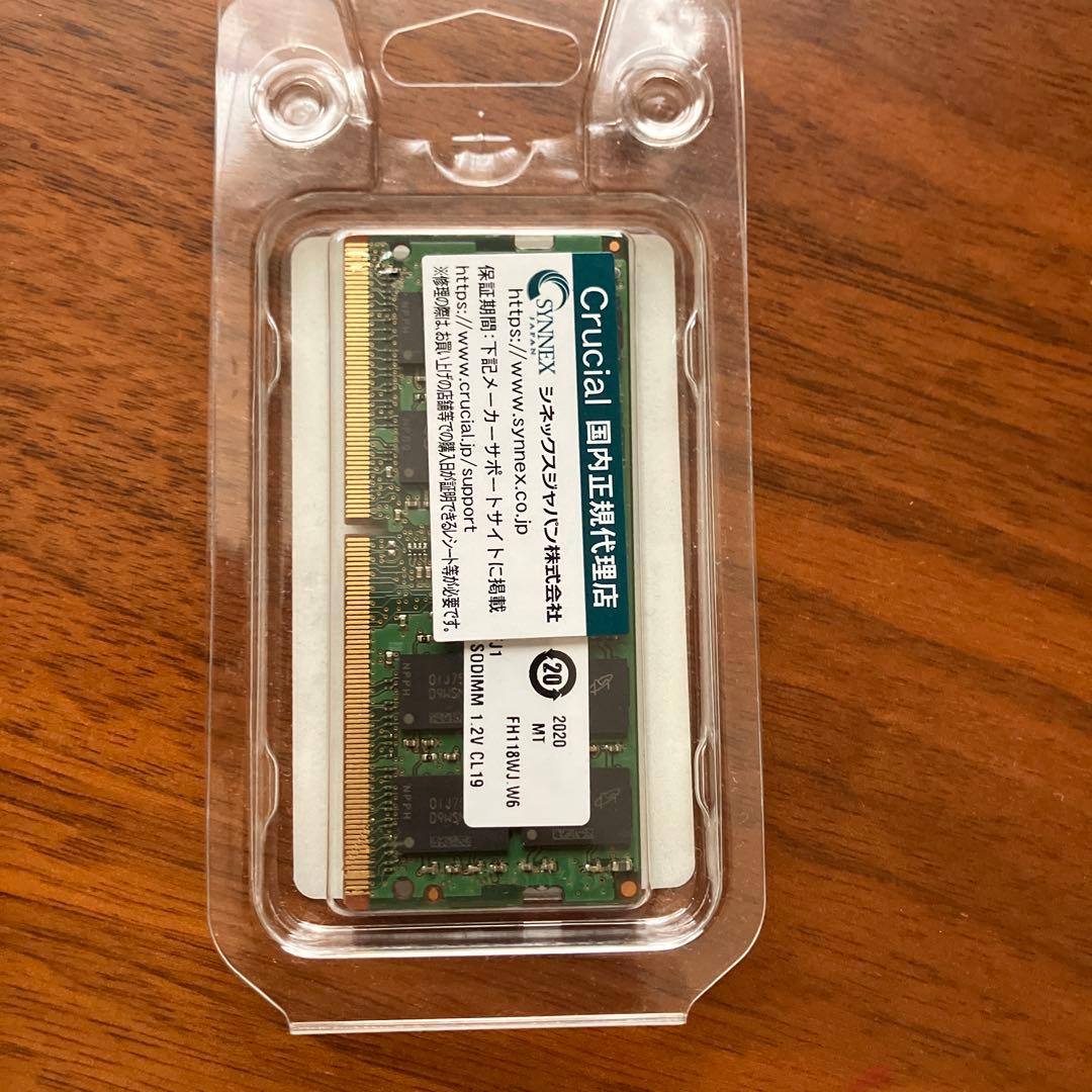 [値下げ可] Crucial 16GB DDR4-2666 SODIMM