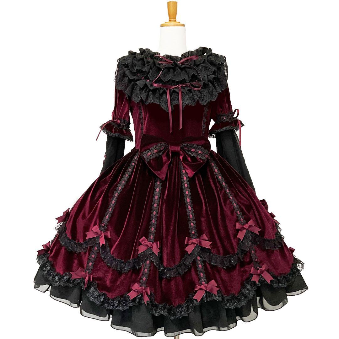 アンドロミオ　AND ROMEO　ベロア　ドレス