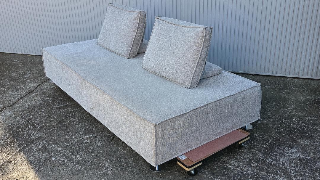 SPIGA+VALENTINEスピガバレンタイン3Pアームレスソファ直接引取歓迎