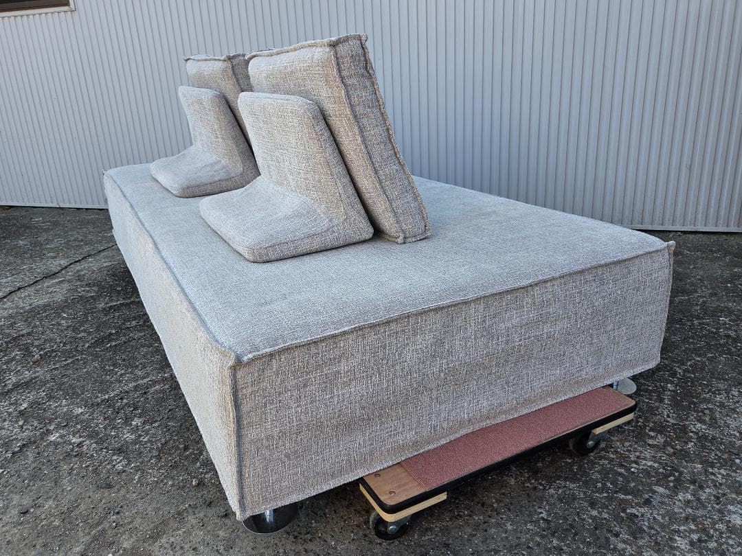 SPIGA+VALENTINEスピガバレンタイン3Pアームレスソファ直接引取歓迎