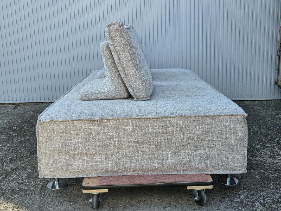 SPIGA+VALENTINEスピガバレンタイン3Pアームレスソファ直接引取歓迎