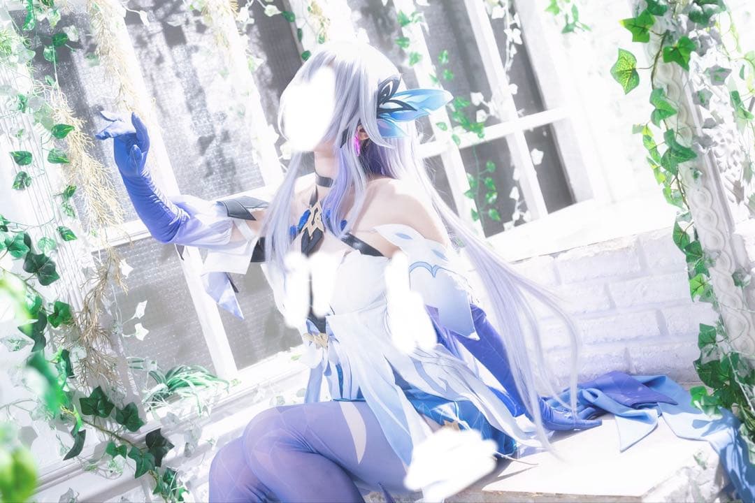 原神/スカーク コスプレ衣装(ウィッグ・靴)