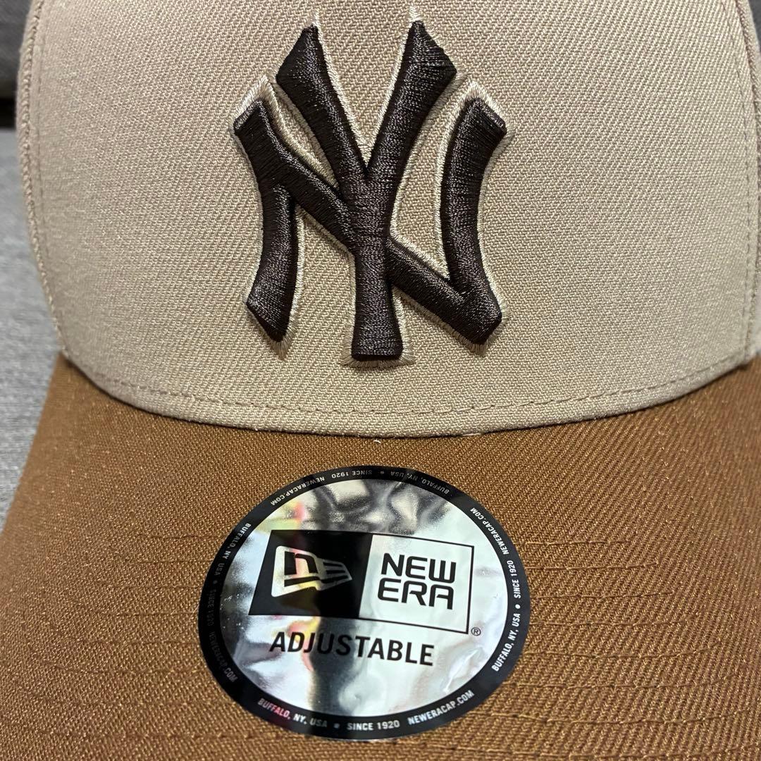 ニューエラ キャップ　カスタム　アイスラテ コーヒー　ニューヨークヤンキース