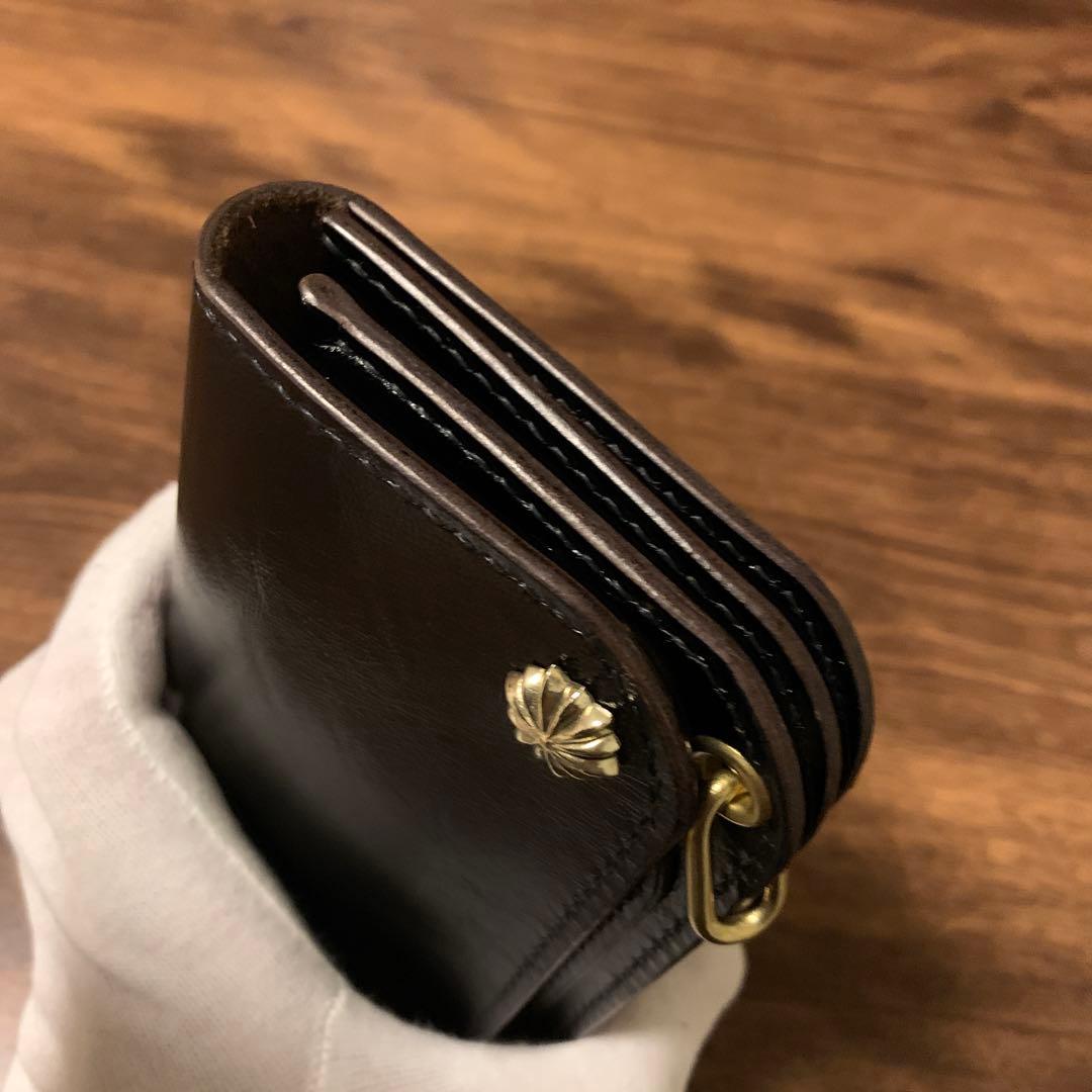 トラッカーウォレット　ミドル　CA008 コードバン引き紐付き