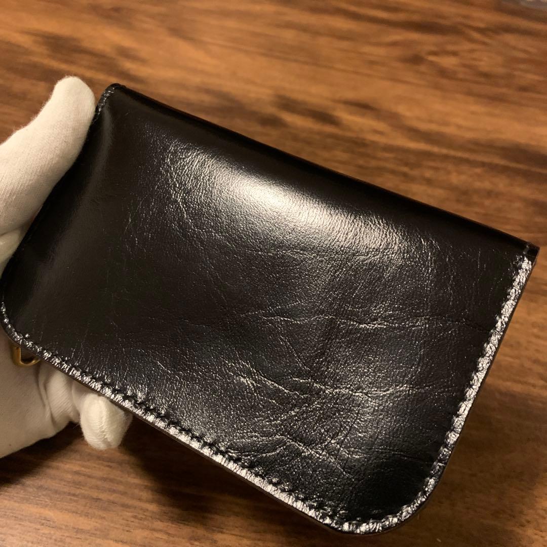 トラッカーウォレット　ミドル　CA008 コードバン引き紐付き