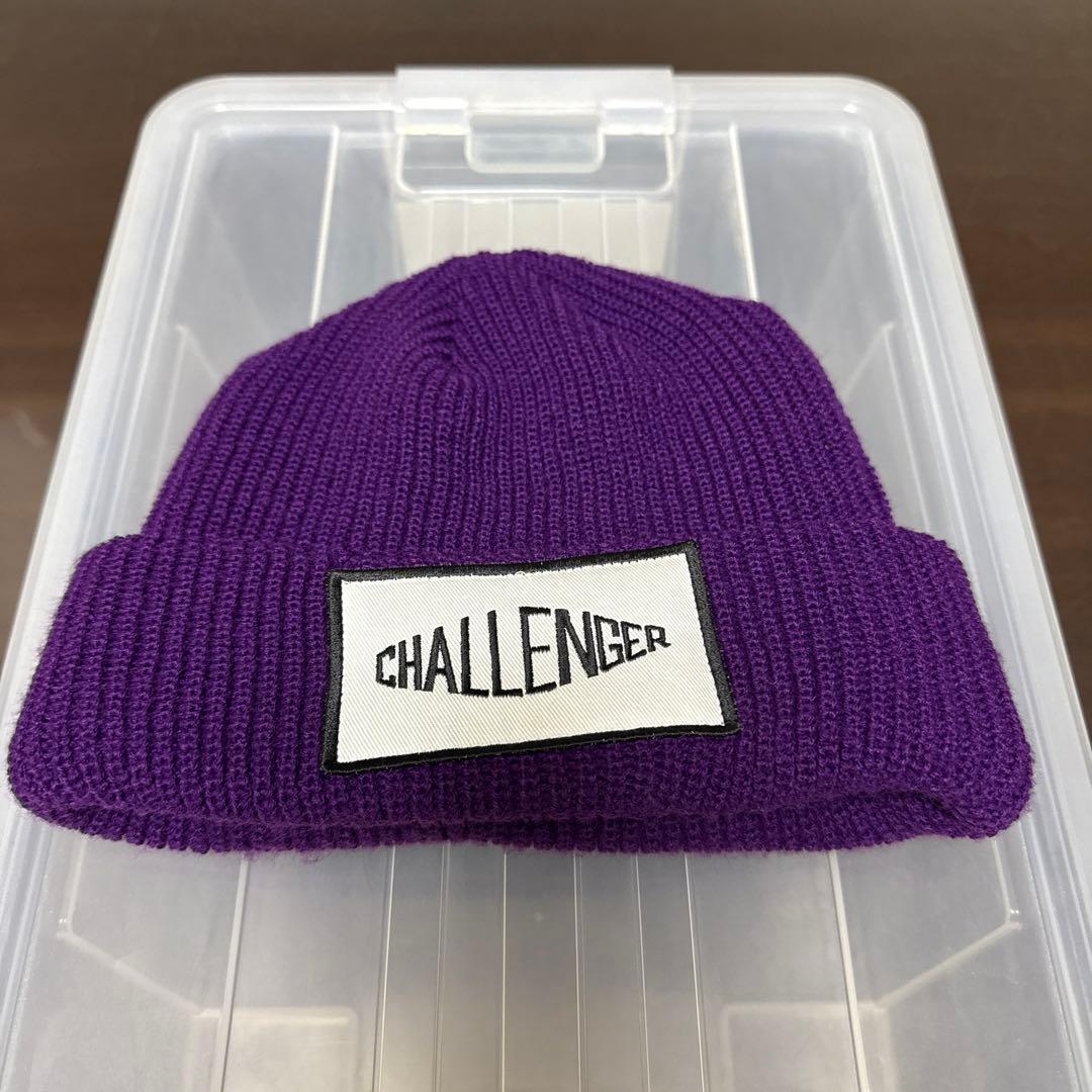 CHALLENGER パープル ニット帽