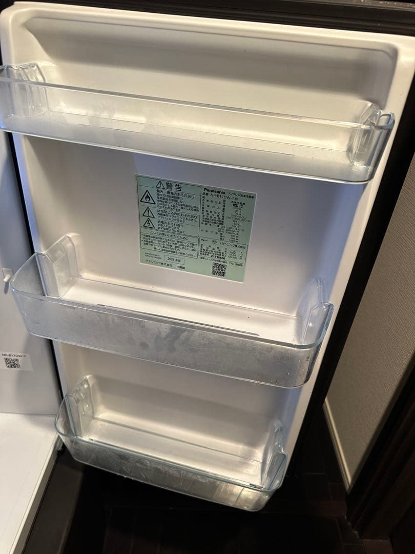 Panasonic 冷蔵庫 / NR-B17DW-T
