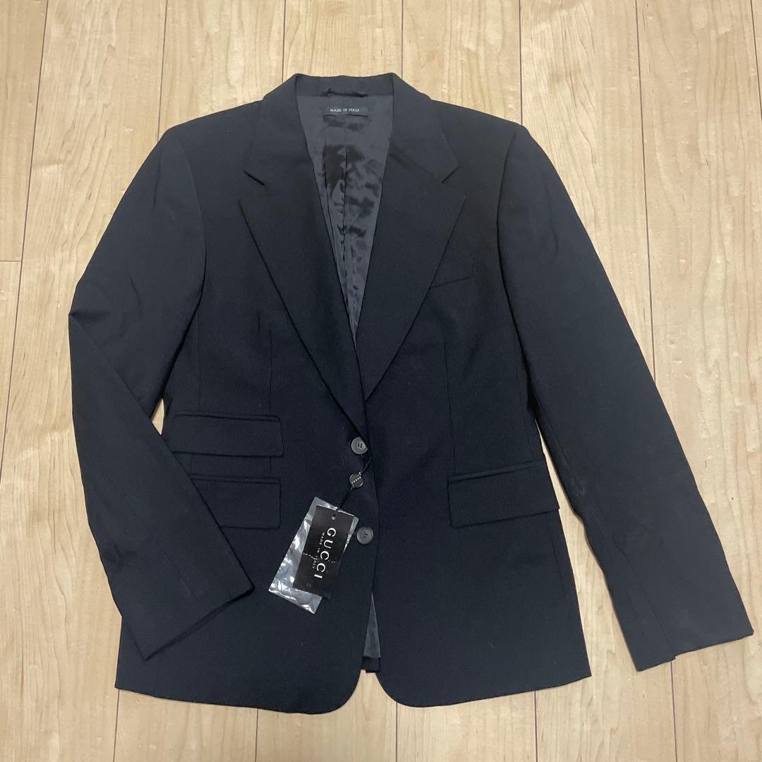 GUCCI テーラードジャケット ブラック 46サイズ　タグ付き　Lサイズ