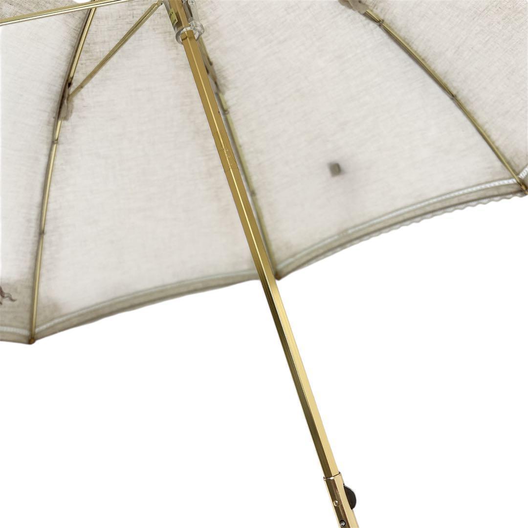 希少✨POLO RALPH LAUREN ホースロゴ　バンブー　フリル付　長傘