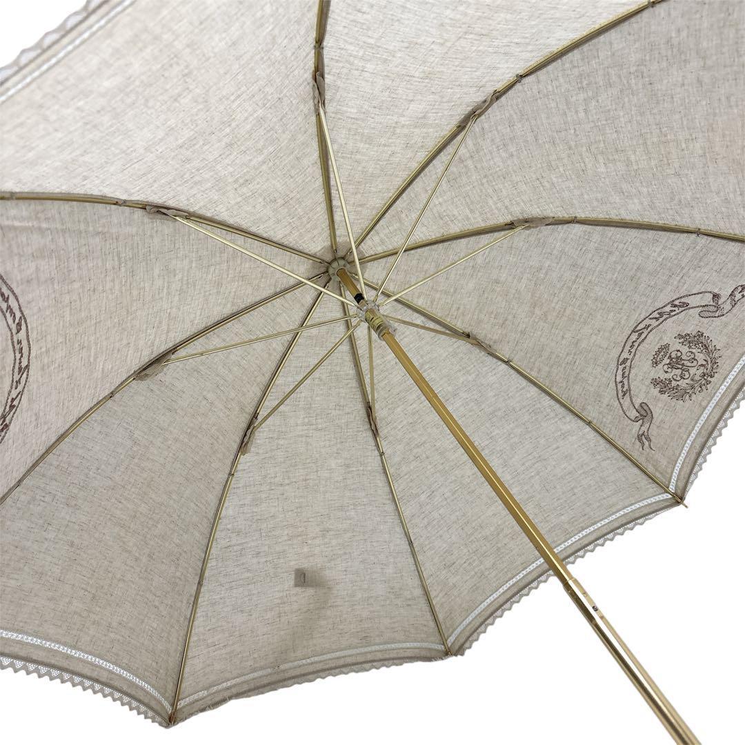 希少✨POLO RALPH LAUREN ホースロゴ　バンブー　フリル付　長傘