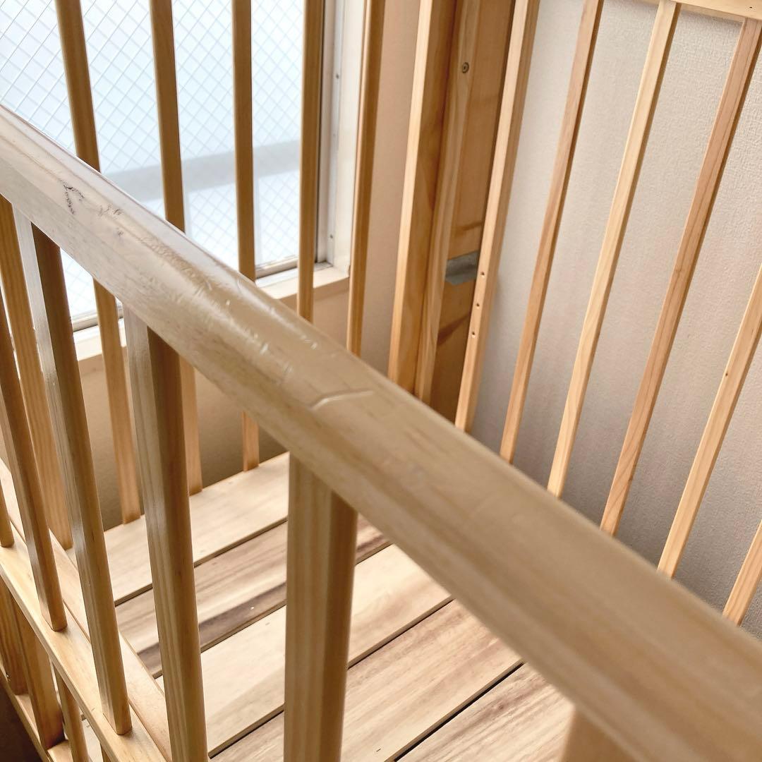 【カトージ】ハイシートベビーベッド/レギュラーサイズ