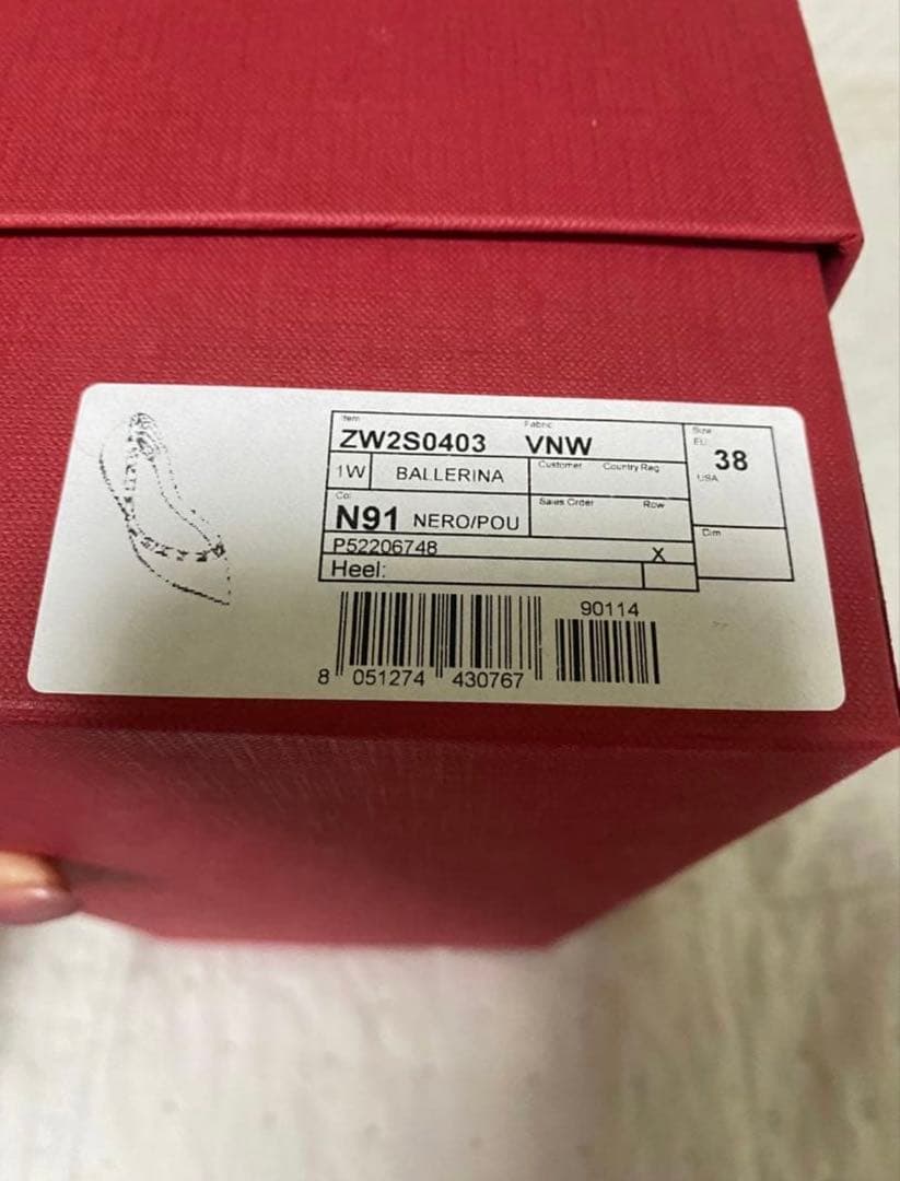 VALENTINO スタッズフラットシューズ　バレリーナシューズ　ヴァレンティノ